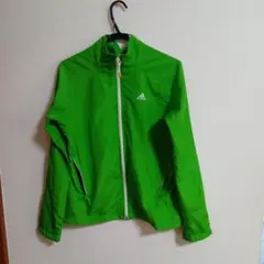 adidas ウィンドブレーカー グリーンМ