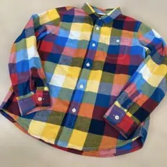 GU140 カラフルチェック長袖シャツ