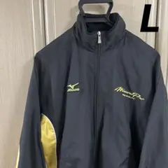 Mizuno Pro 中綿ジャケット Lサイズ/ブラック/ブレスサーモ/刺繍ロゴ