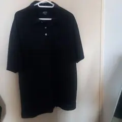 DESCENTE MOVESPORT ブラックポロシャツ