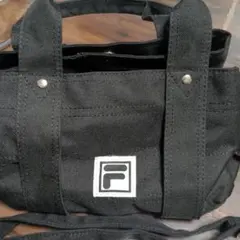 FILA キャンバスミニトートバッグ ショルダーバッグ
