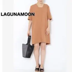 【LAGUNAMOON】Vネック カッティング box ワンピースのサムネイル
