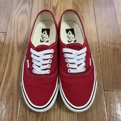 VANS authentic 26.5cm anaheim44d red 赤 - メルカリ