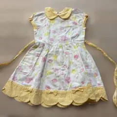 mezzo piano 花柄 ノースリーブワンピース