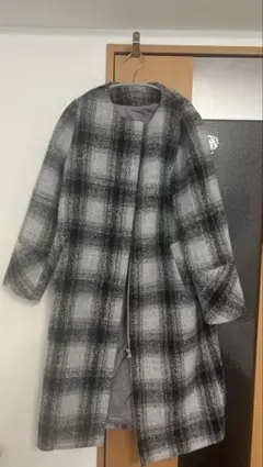 グレー ブラック チェスターコート