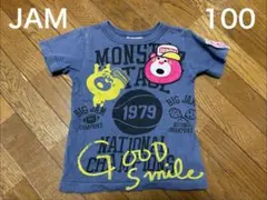 キッズ　トップス　半袖　JAM ジャム　半袖Tシャツ　100cm ネイビーブルー
