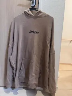 CHILLAX ロゴ パーカー L チラックス