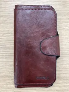 未使用品！ダークレッドレザー長財布