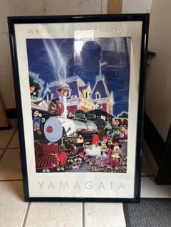 ヒロヤマガタ　ポスター　パレード　レアです。 ヒロヤマガタ1993年 ボートパレード 90年代アートポスター