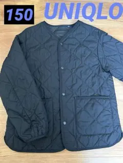 ユニクロ150cm キルティングジャケット キッズ　男の子　女の子　長袖　上着