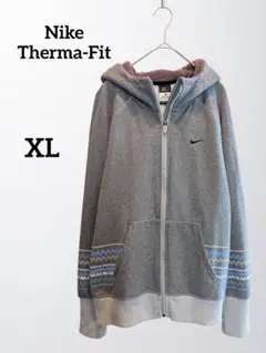Nike Therma-Fit XL グレー パーカースポーツフィットネスXL
