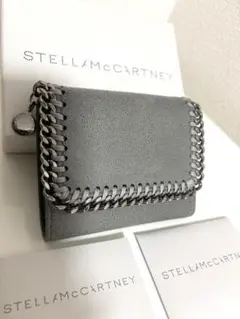 【新品未使用】STELLA McCARTNEY ファラベラ 三つ折り財布 グレーのサムネイル