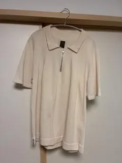 HUF ハーフジップ ポロシャツ ワッフル素材 ホワイト - メルカリ