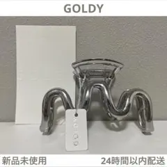 ｛新品未使用｝GOLDY ウェーブ メタル バンスクリップ シルバーのサムネイル