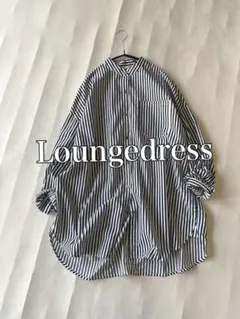 美品】 LOUNGEDRESS バンドカラービッグシャツ 定価17,600円 - メルカリ