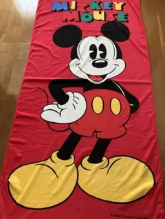 ミッキーマウス タオル　超大判　レトロ