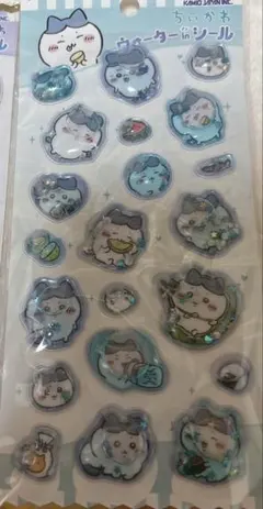 ちいかわ ウォーターシール ウォーターinシール シール ハチワレ