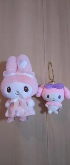 マイメロぬいぐるみキーホルダー