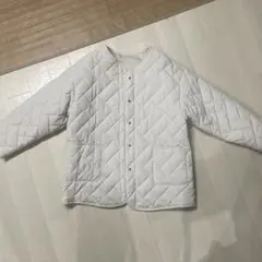 ホワイトキルティングジャケット