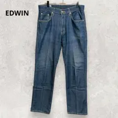 EDWIN デニムパンツ FC403A 32 インディゴブルー 麻混 日本製のサムネイル