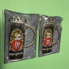 Monster Energy Bad Apple キーホルダー 2個セットのサムネイル
