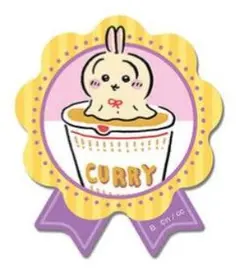 ちいかわ　ダイカットステッカーセット５　３９．うさぎ　カレー