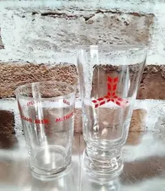 【新品未使用】Asahi Beer Mitsuya Cider グラス2個セット