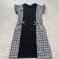 a.v.v チェック柄 ワンピース 140サイズ　美品