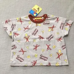 80cm 綿100%おさるのジョージ半袖Tシャツ　新品