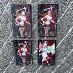 ワンピース　シールカード　ナミ　ウタ　4枚セット