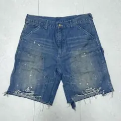 【25SS/正規】セントマイケル ダブルニー デニム ショートパンツ 半袖のサムネイル