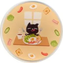 キヨ猫　アクリルバッジ　モーニング