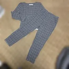 スーツセットアップ　XS グレーチェック
