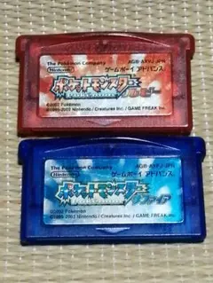 GBAソフト　ポケットモンスター ルビー・サファイア　ソフトのみ