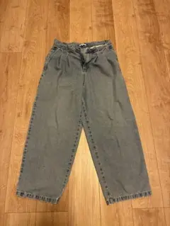 RUGBON グレー ワイドレッグデニム Sサイズ