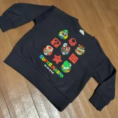 スーパーマリオ トレーナー 105cm ダークグレー