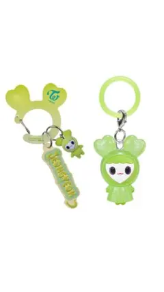 TWICE JEONGVELY ガチャガチャ カラビナ　めじるし　セット