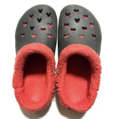 レア　Crocs ディズニーミッキーマウス クロッグサンダル ボア付き5-7のサムネイル