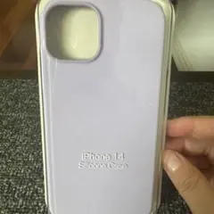 iPhone 14 シリコーンケース パープル