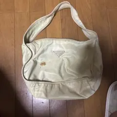 PRADA プラダ テスートナイロン ワンショルダーバッグ オフホワイト 