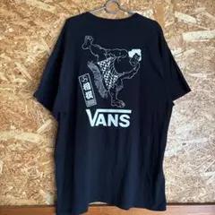 VANS 相撲 グラフィック Tシャツ ブラックのサムネイル