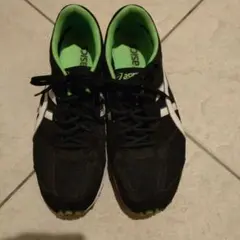 ASICS TJR288 スパイクシューズ 27.0cm ブラック/グリーン