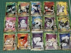 ヒロアカ　ステータスカードコレクション　第2弾　15種　コンプセット