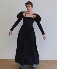 美品 メゾンスペシャル パフィーボレロセットチェックボリュームワンピース S