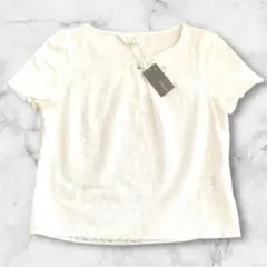 Sunaura 半袖トップス 新品未使用タグ付きサイズM 花柄レース