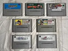 スーパーファミコン　ソフト7本セット