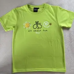 kea sport テニス Tシャツ 蛍光グリーン