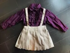 コムサデモード ブラウス&スカート 上下セット 100cm 美品