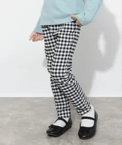 branshes フィットストレート ストレッチパンツ(ギンガムチェック)のサムネイル