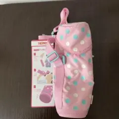 THERMOS 水筒カバー ピンク 水玉模様